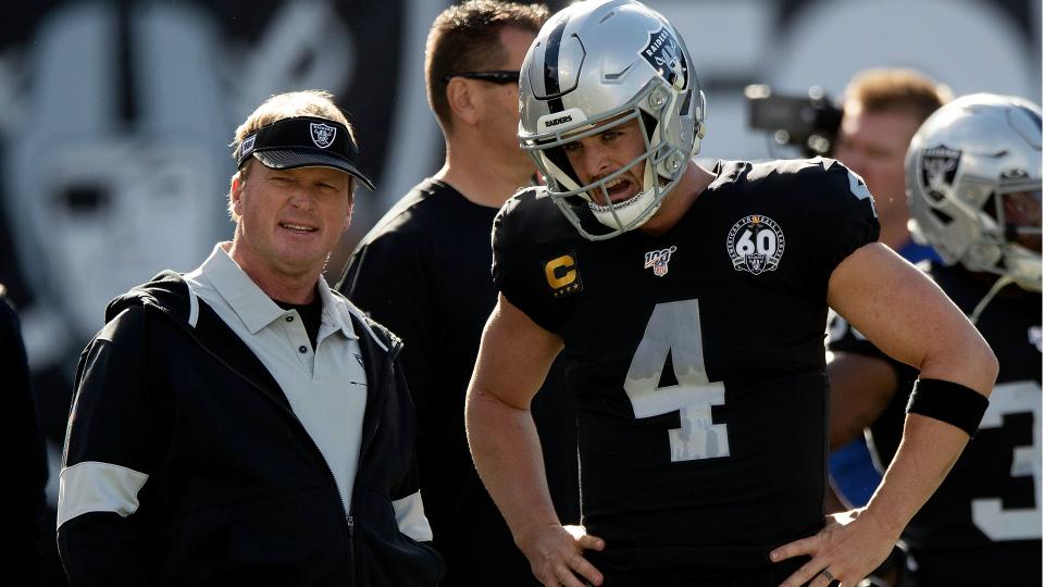 Kubet phát hành Tại sao Jon Gruden đến thăm Các Thánh Hữu? Mối quan hệ với Derek Carr đằng sau ngoại hình